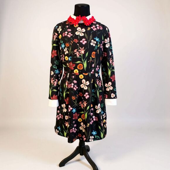 NWOT Ted Baker Tillena Hampton‑Collar Mini Chic Party Floral Occasion dress - Picture 4 of 10